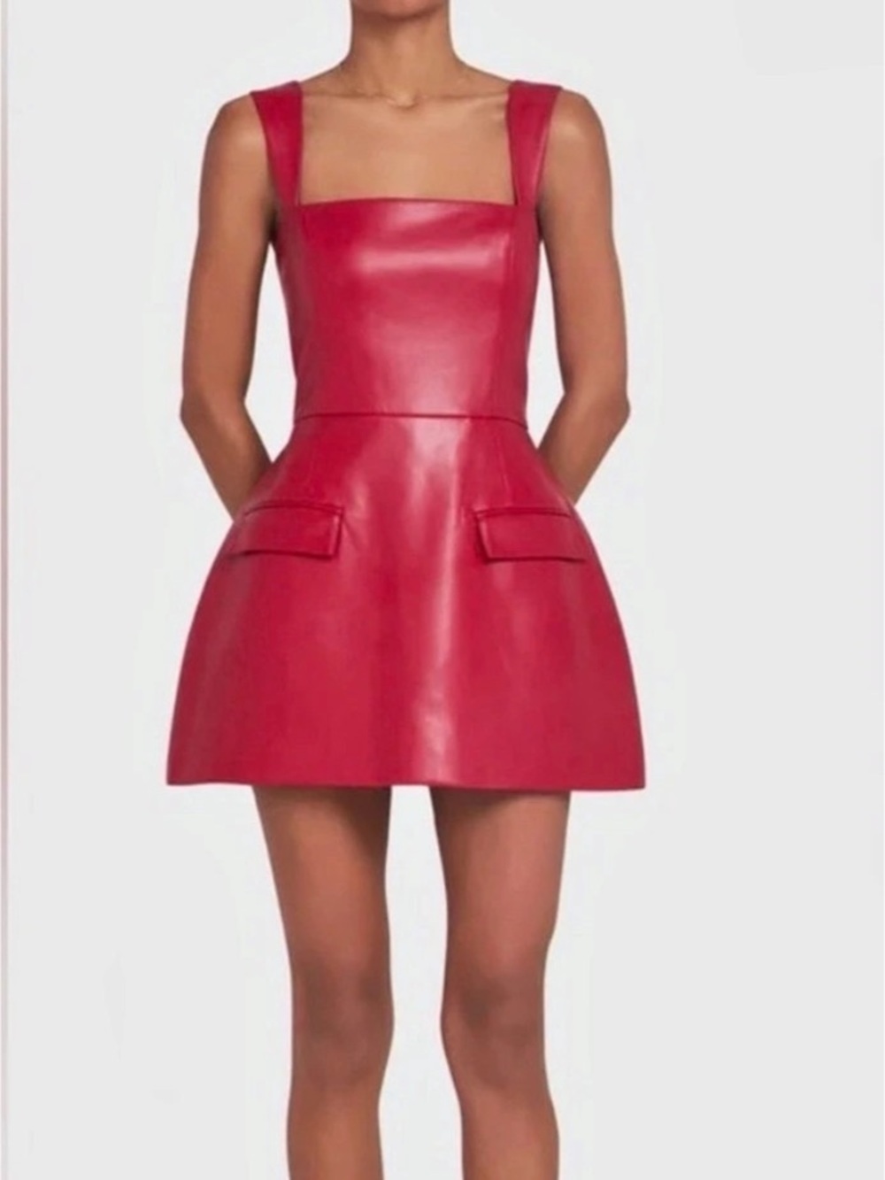 Red skort Romper